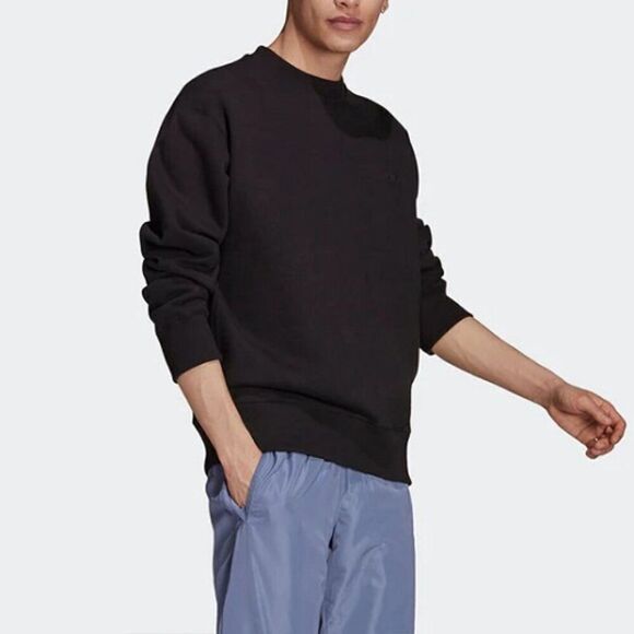 Adidas Original C Crew Sweatshirts Long Sleeve H09179 Black Size XS NWT - Picture 2 of 8